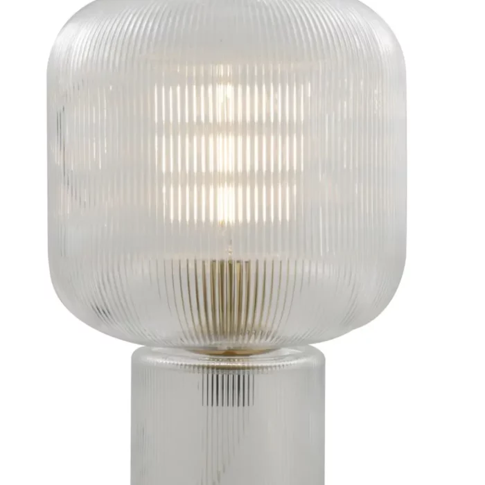 LAMPE APOSER EN VERRE BLANC D29*H42 CM