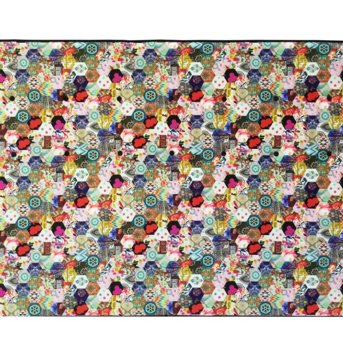 TETE DE LIT * ASPECT VELOUR *  PATCHWORK 120*180