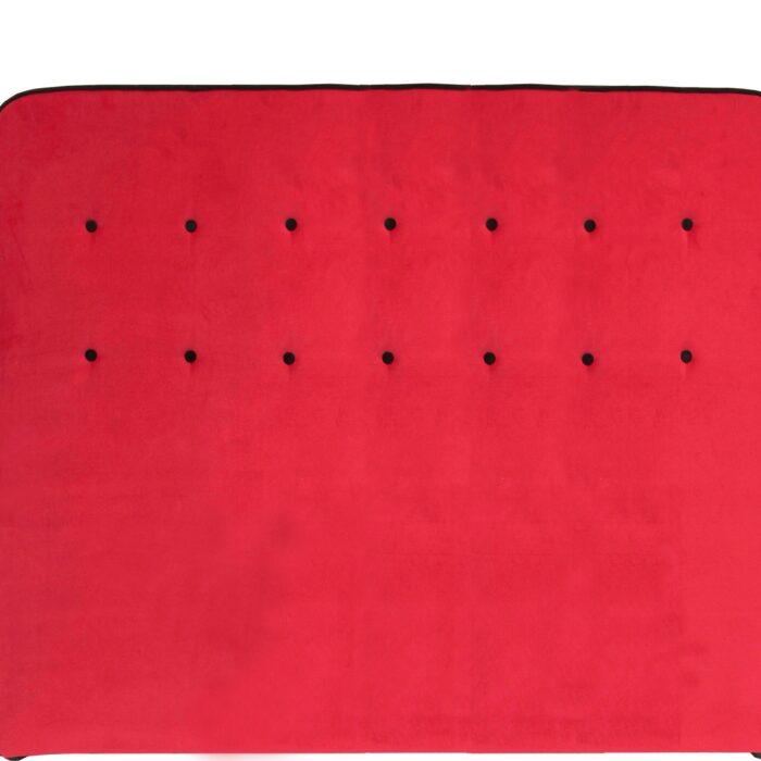 TETE DE LIT * ASPECT VELOUR * ROUGE 120*180