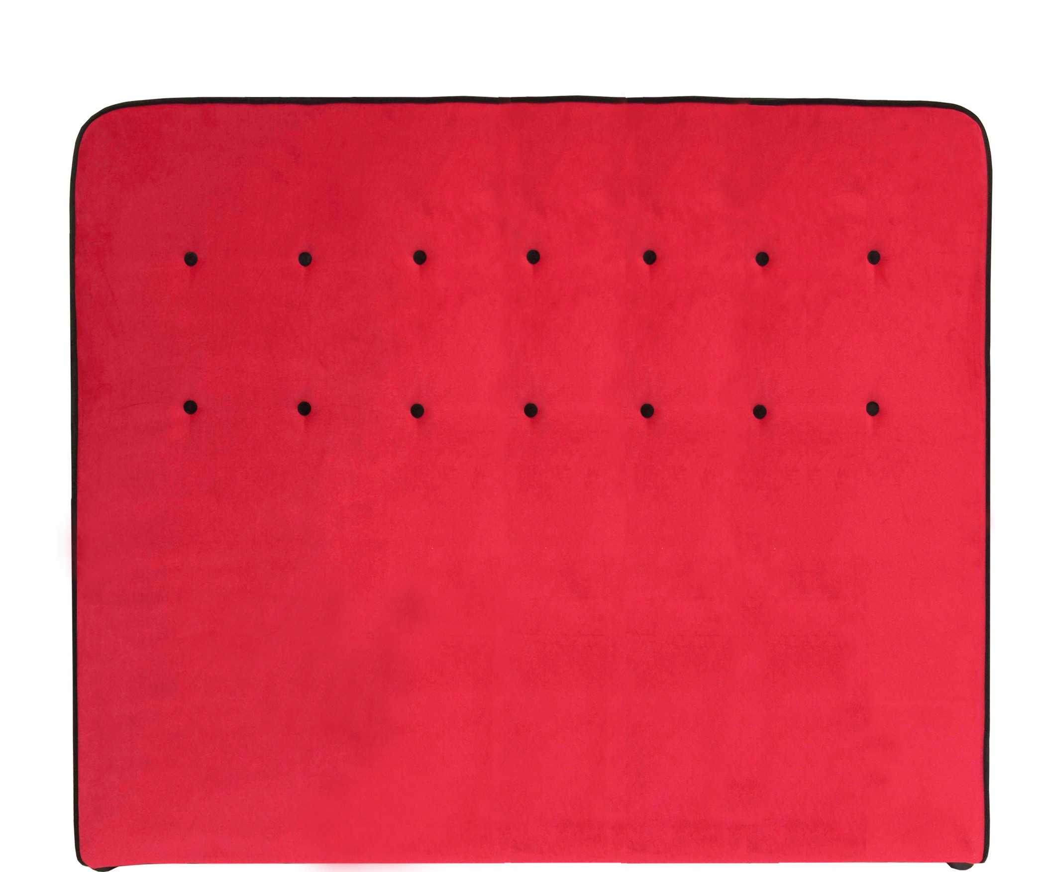 TETE DE LIT * ASPECT VELOUR * ROUGE 120*180