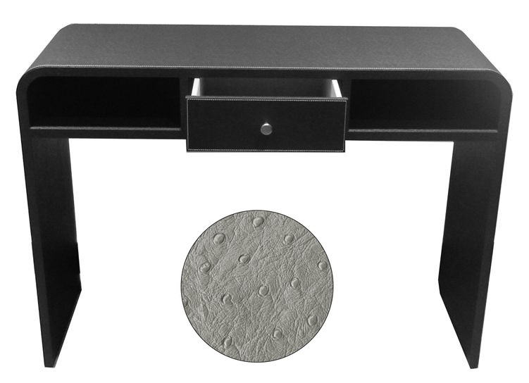 CONSOLE 1 TIROIR ( COULISSE DE TIROIR AVEC FREIN ) GRIS FONCE