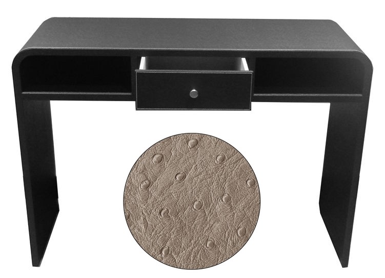 CONSOLE 1 TIROIR ( COULISSE DE TIROIR AVEC FREIN ) TAUPE