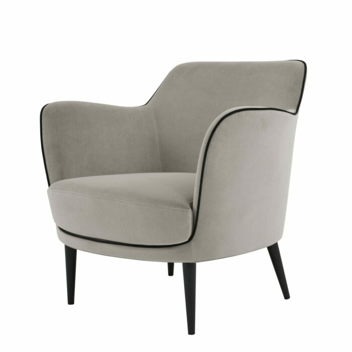 FAUTEUIL NEPTUNE - TAUPE - 75*72*77