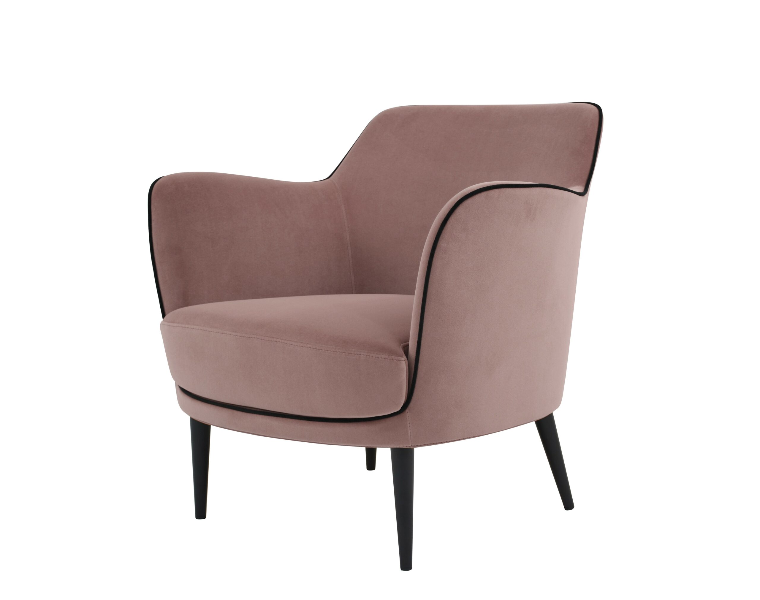 FAUTEUIL NEPTUNE - VIEUX ROSE - 75*72*77