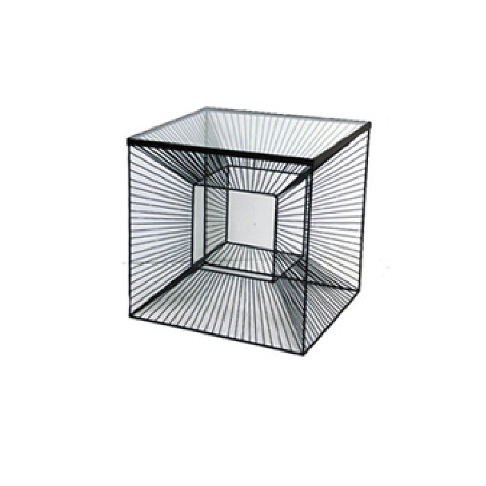 TABLE D'APPOINT CUBE DESIGN GEOMETRIQUE