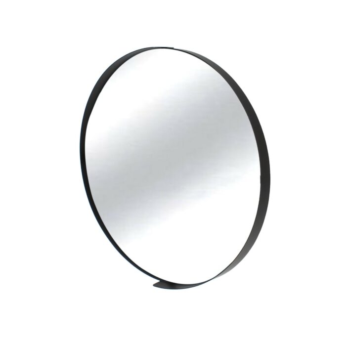 MIROIR ROND FILAIRE NOIR