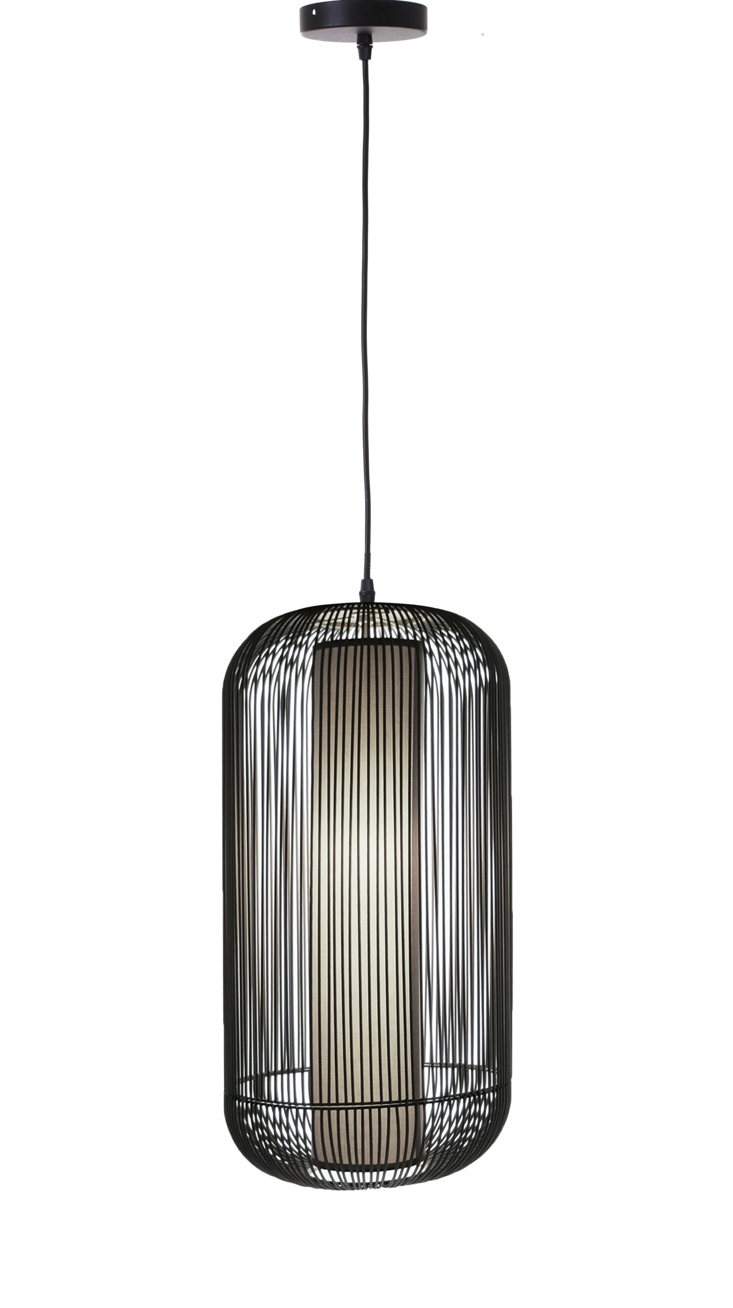 SUSPENSION GRAND BOMBYX - NOIR - D29