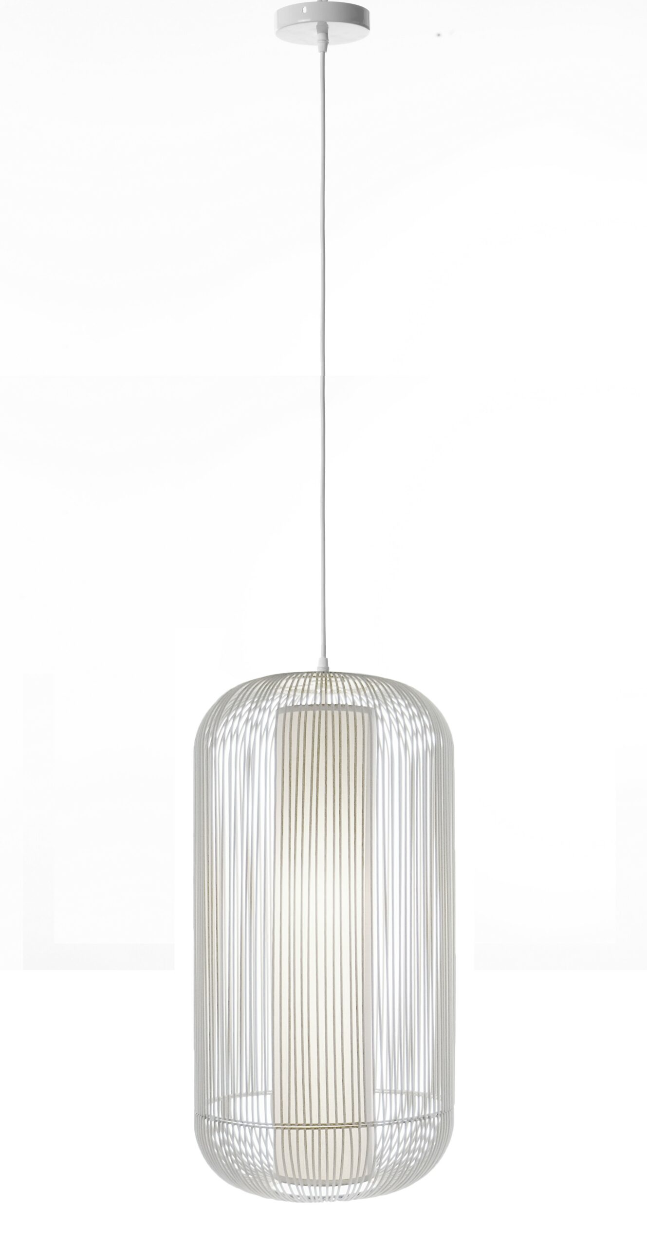 SUSPENSION GRAND BOMBYX - BLANC - D29