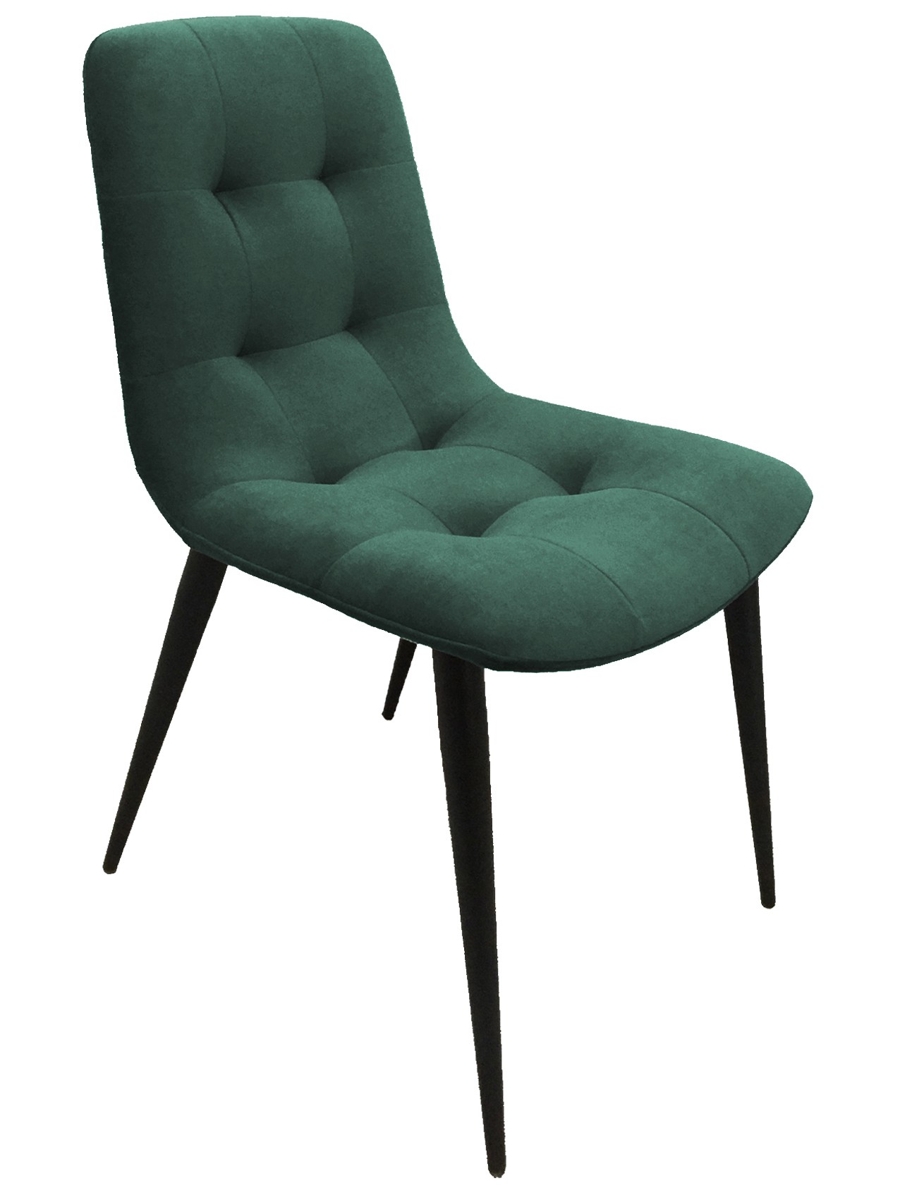 CHAISE DRESS CODE CAPITONNÉE -VERT ANGLAIS - 84x47x60