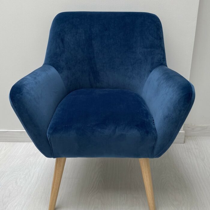 FAUTEUIL - BLEU CANARD 100% POLYESTER 79*67