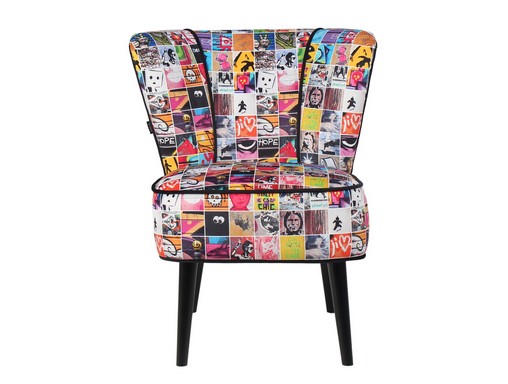 FAUTEUIL GATSBY STREET ART- 61*67*75/41