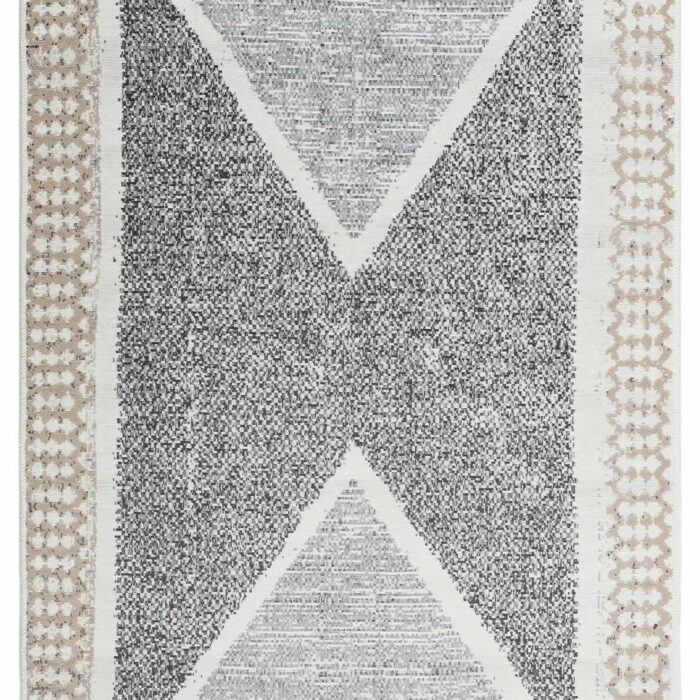 TAPIS COTON RECYCLE GRIS 80x150x5