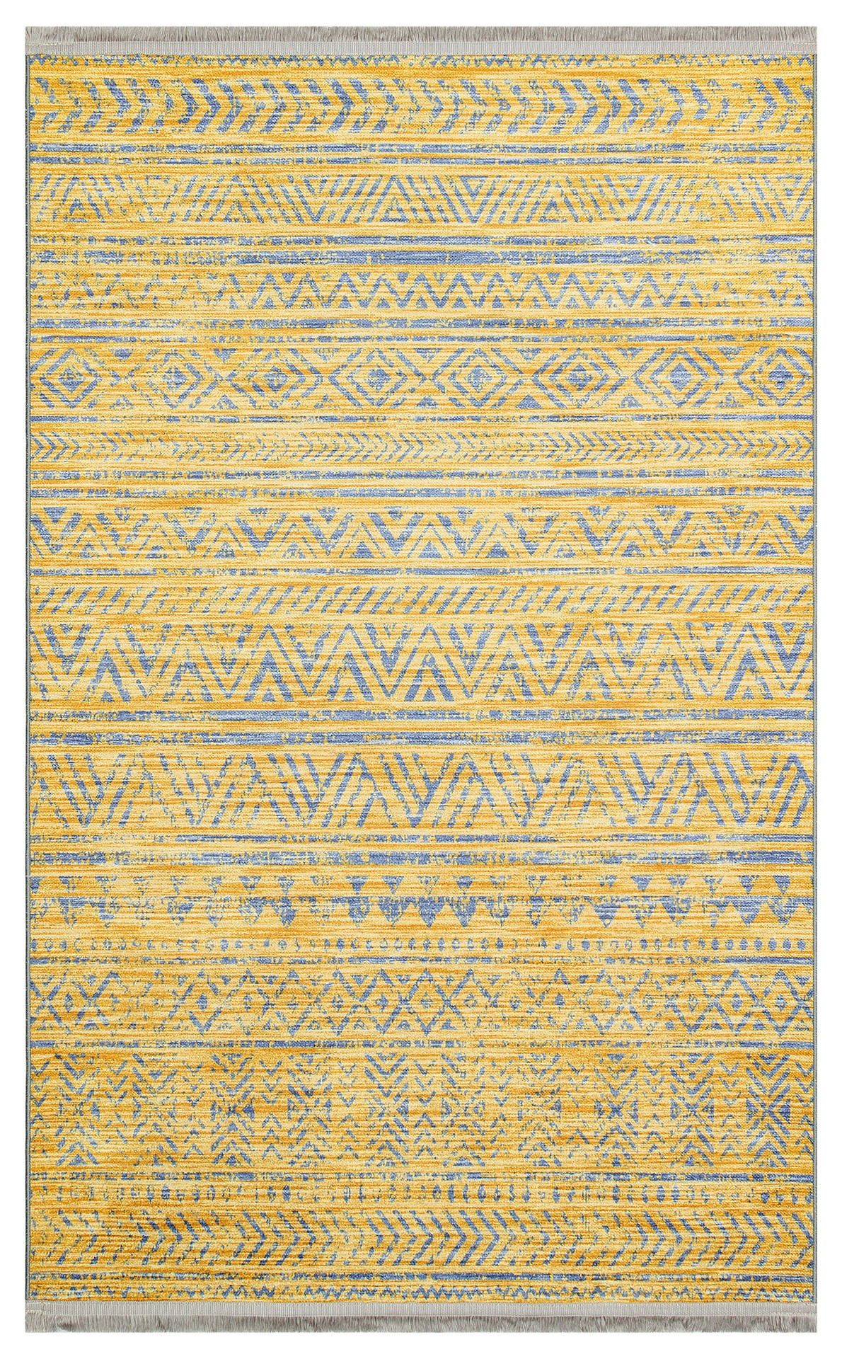 TAPIS ZOE JAUNE 120x180x9