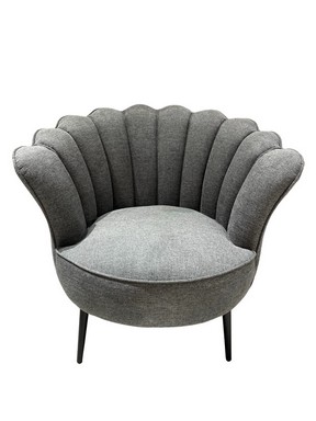 FAUTEUIL COURONNE GRIS FONCE 88*80*81