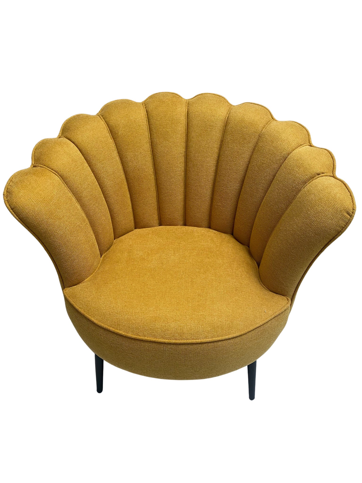 FAUTEUIL COURONNE JAUNE 88*80*81