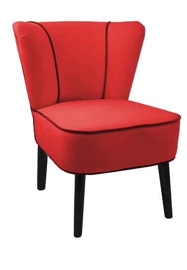 FAUTEUIL GATSBY - ROUGE 100% POLYESTER