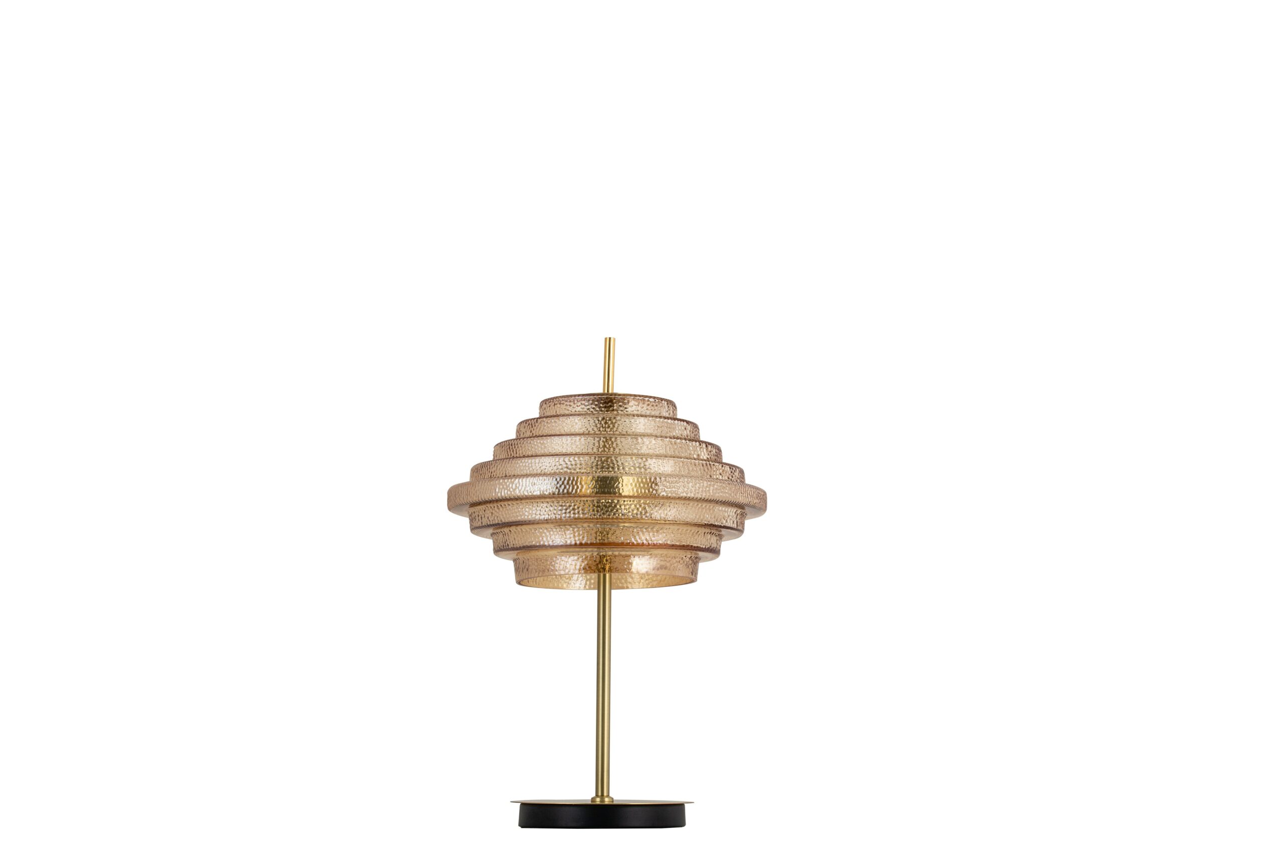 LAMPE A POSER AMBRE D36*H54