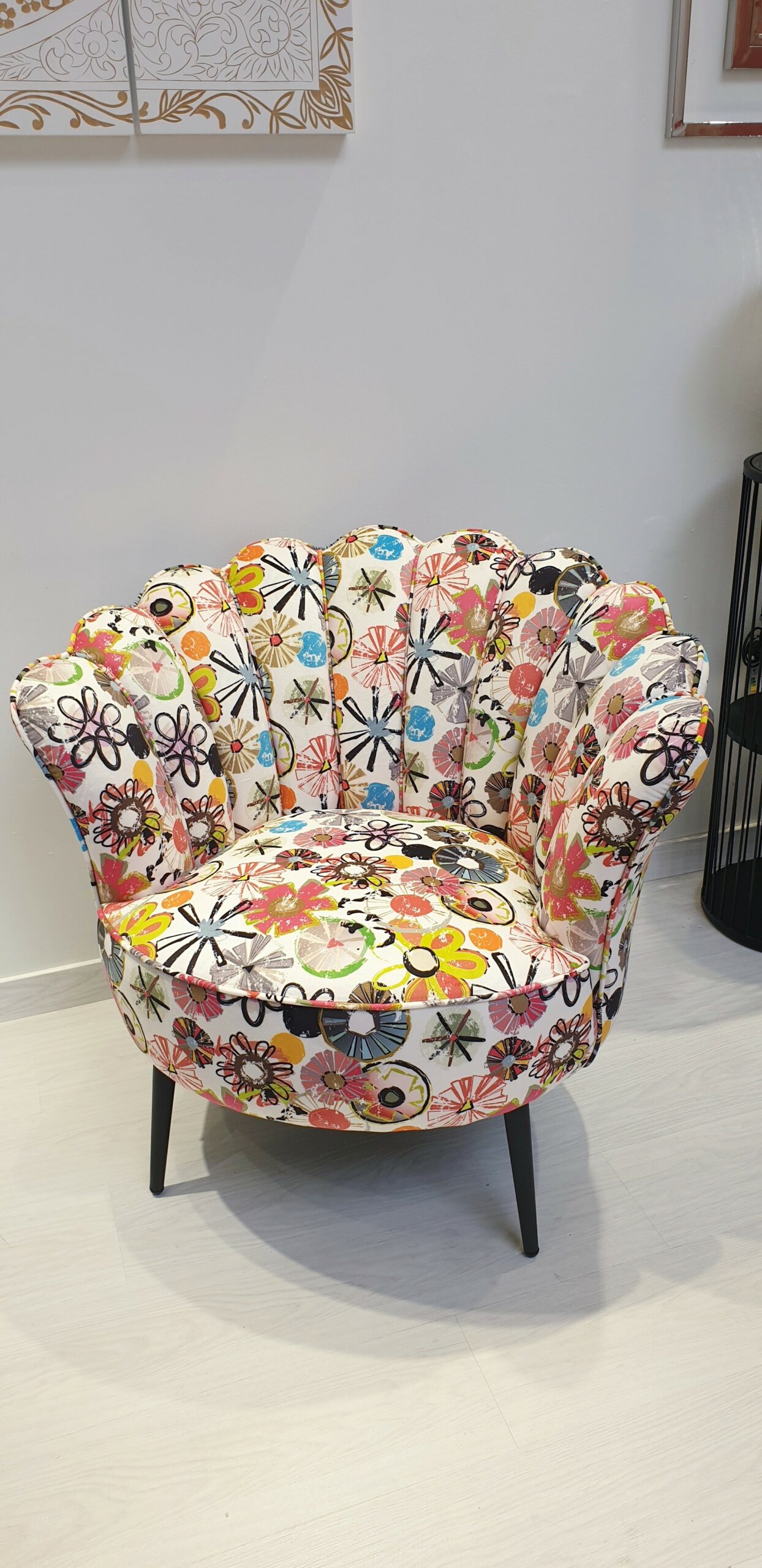 FAUTEUIL COURONNE JOIE DE FLEUR 88*80*81