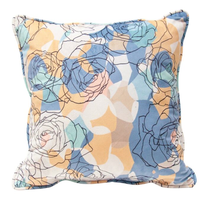 COUSSIN ROSE ABSTRAIT