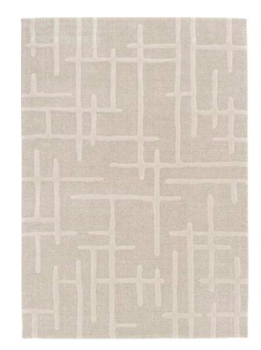 TAPIS ASHA-BEIGE- 120x170x POLYESTER