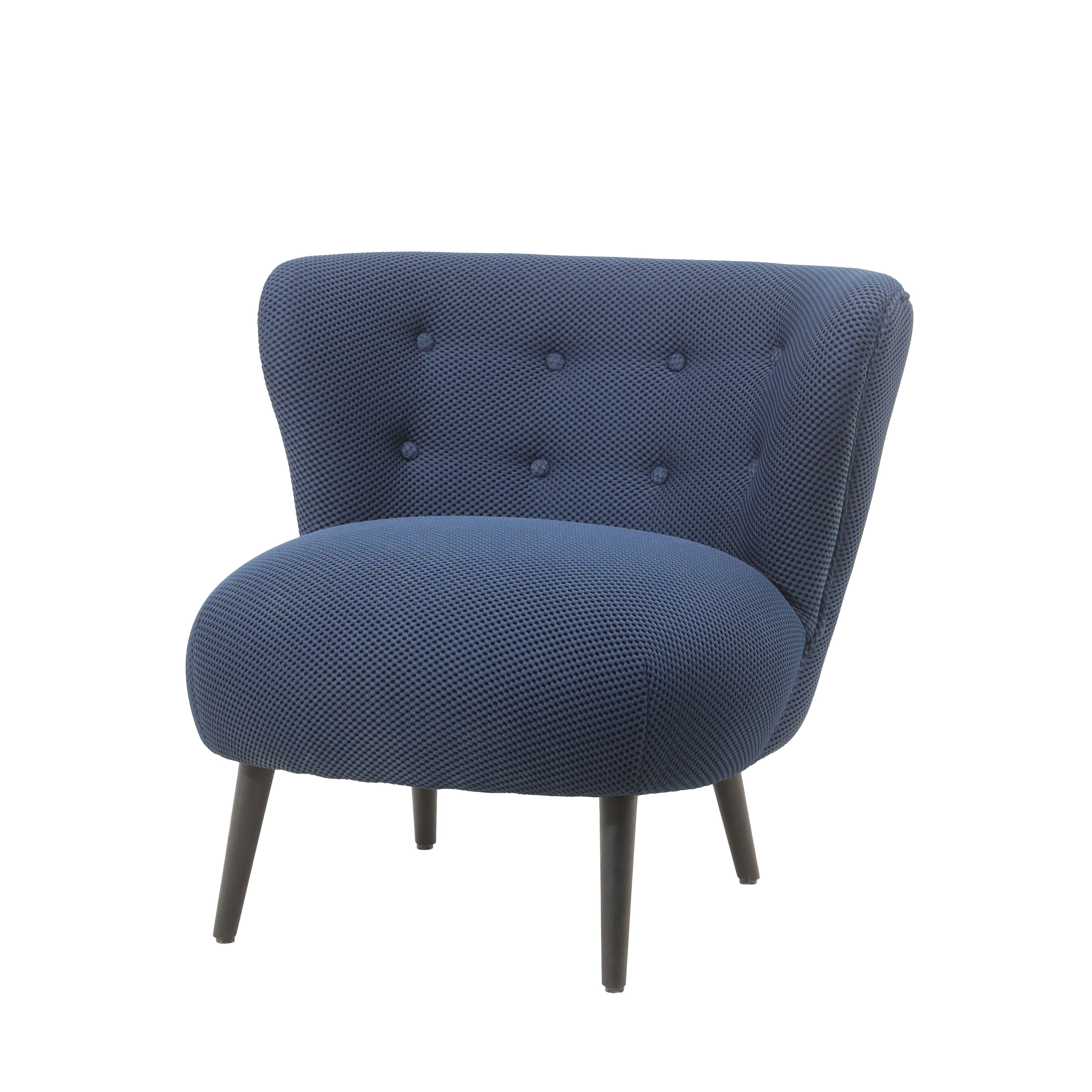 FAUTEUIL NID D'HIRONDELLE MESH 3D-BLEU- 78x79x73