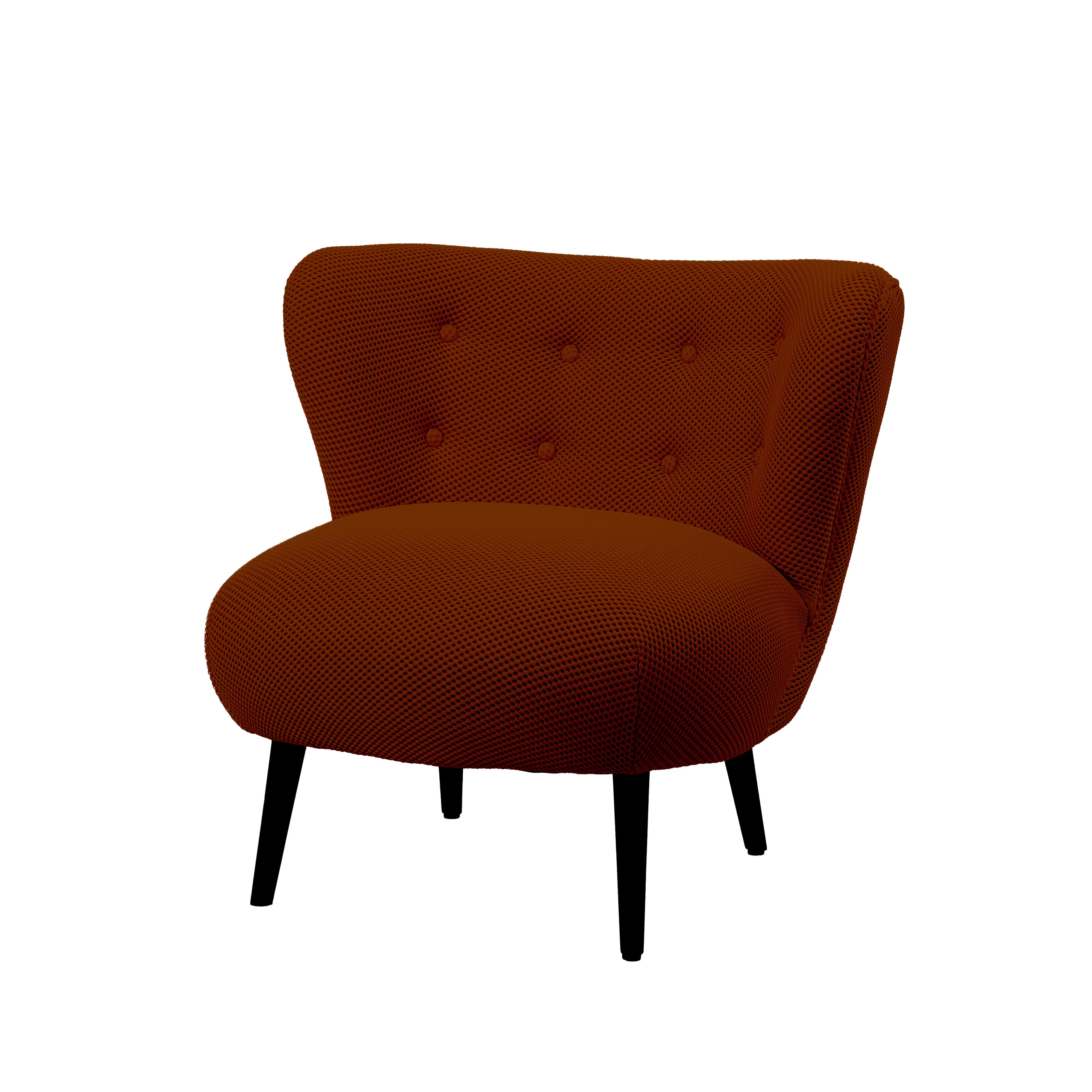 FAUTEUIL NID D'HIRONDELLE MESH 3D-ROUGE- 78x79x73