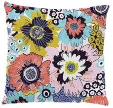 COUSSIN AMOUR DES FLEURS-MULTICOLORE- 40xx40