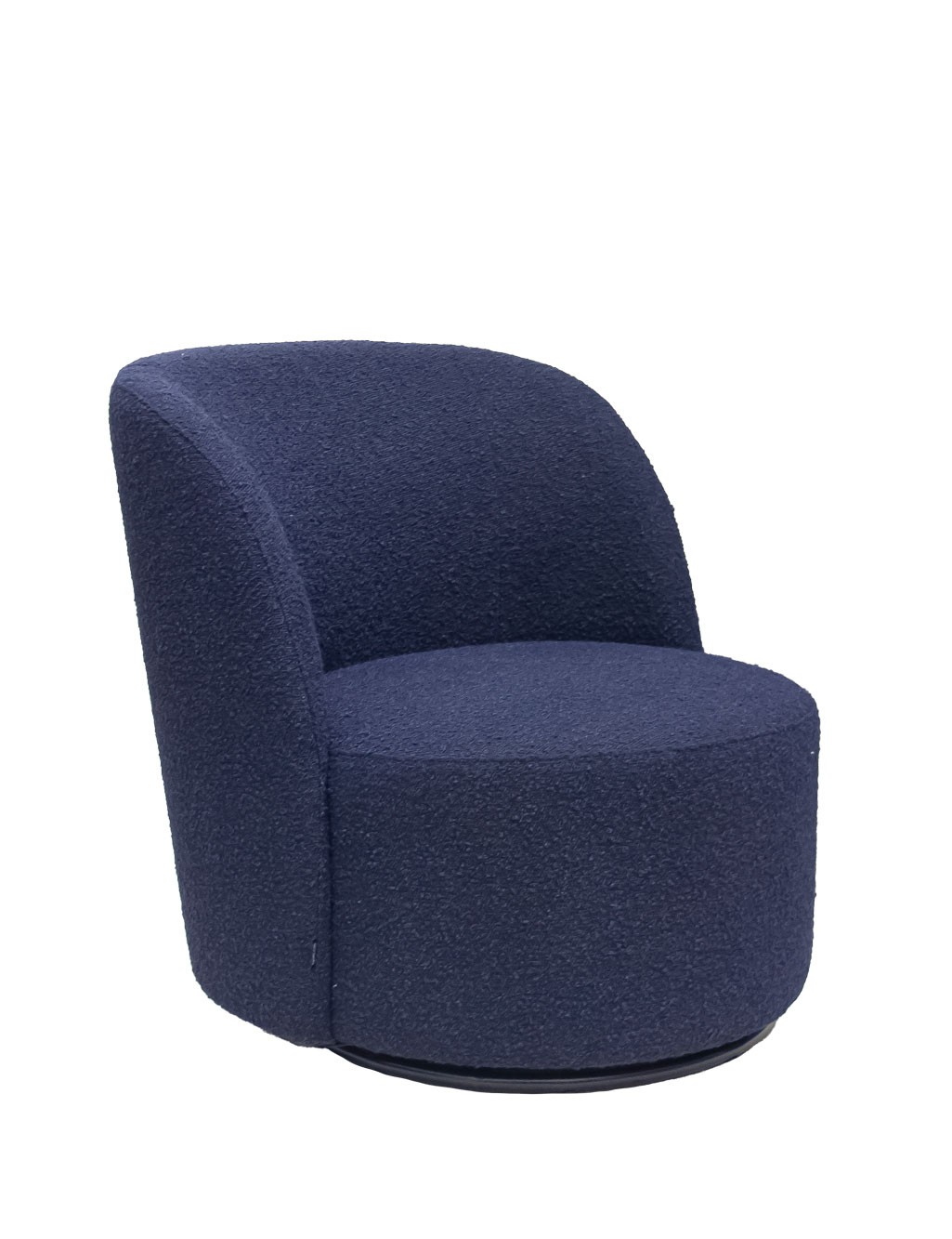 FAUTEUIL PIVOTANT TISSU BOUCLE