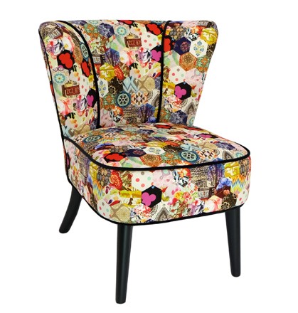 FAUTEUIL - PATCHWORK 100% POLYSTER