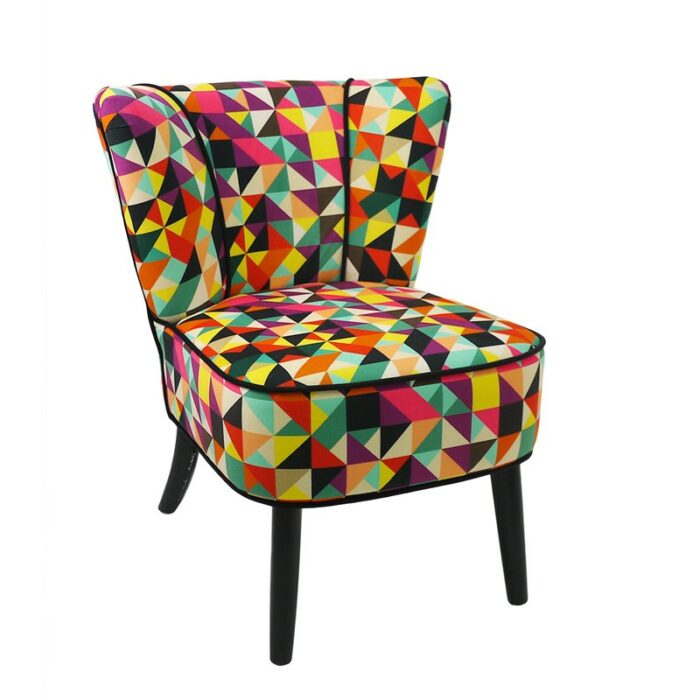 MSS054/2 FAUTEUIL PATCHWORK TRIANGLE