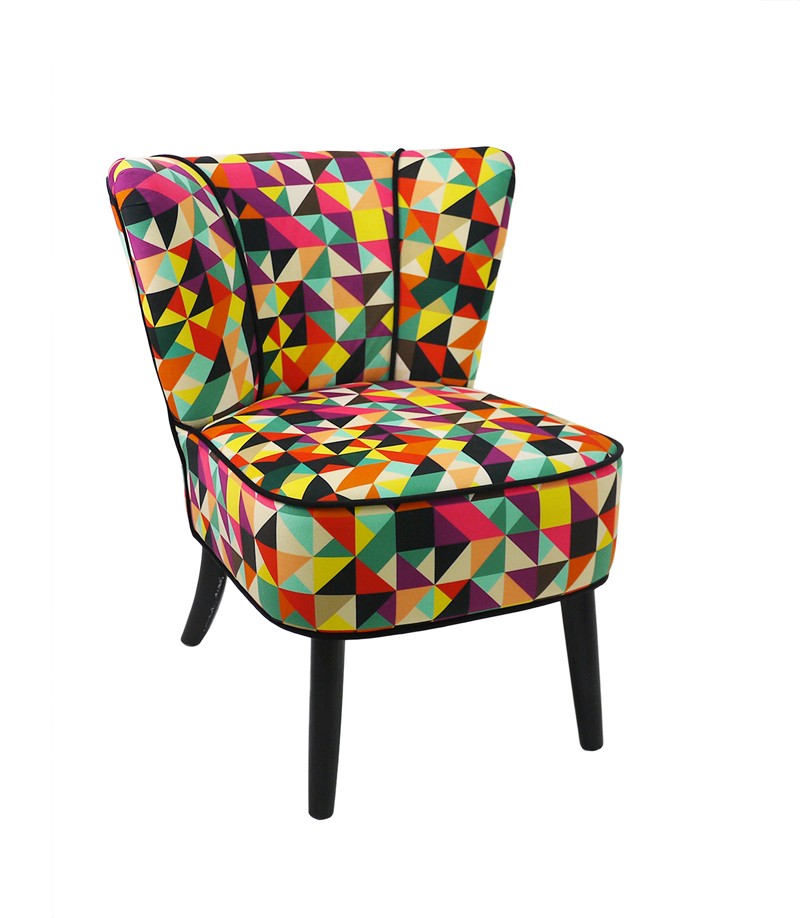 MSS054/2 FAUTEUIL PATCHWORK TRIANGLE