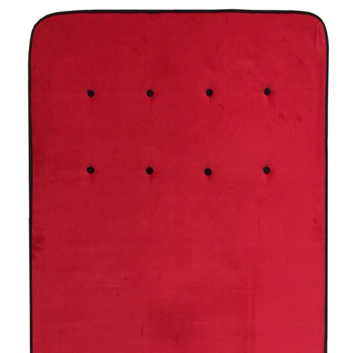 TETE DE LIT 90 * ASPECT VELOUR * ROUGE 120*90